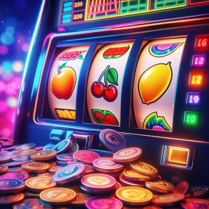 Sweet Bonanza grid layout showing cluster pay mechanics and fruit symbols